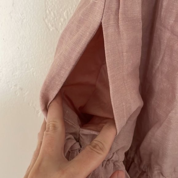 MADEWELL Linen-Blend Lorelei Mini Dress sz XS - Picture 6 of 7